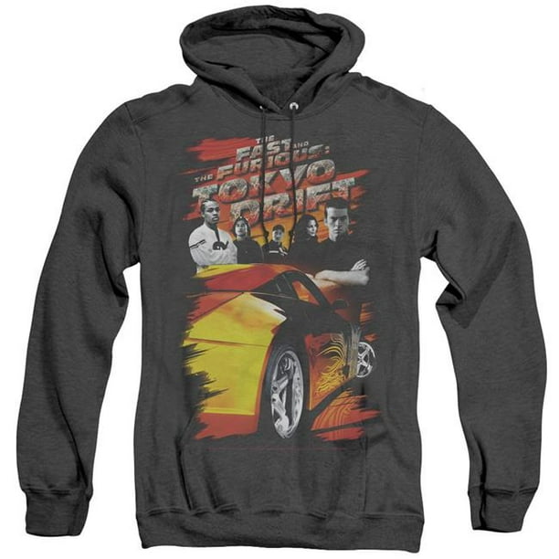 Trevco Mens Tokyo Drifting Crew Adult T-Shirt Trevco Mens Tokyo Drifting Crew Adult T-Shirt